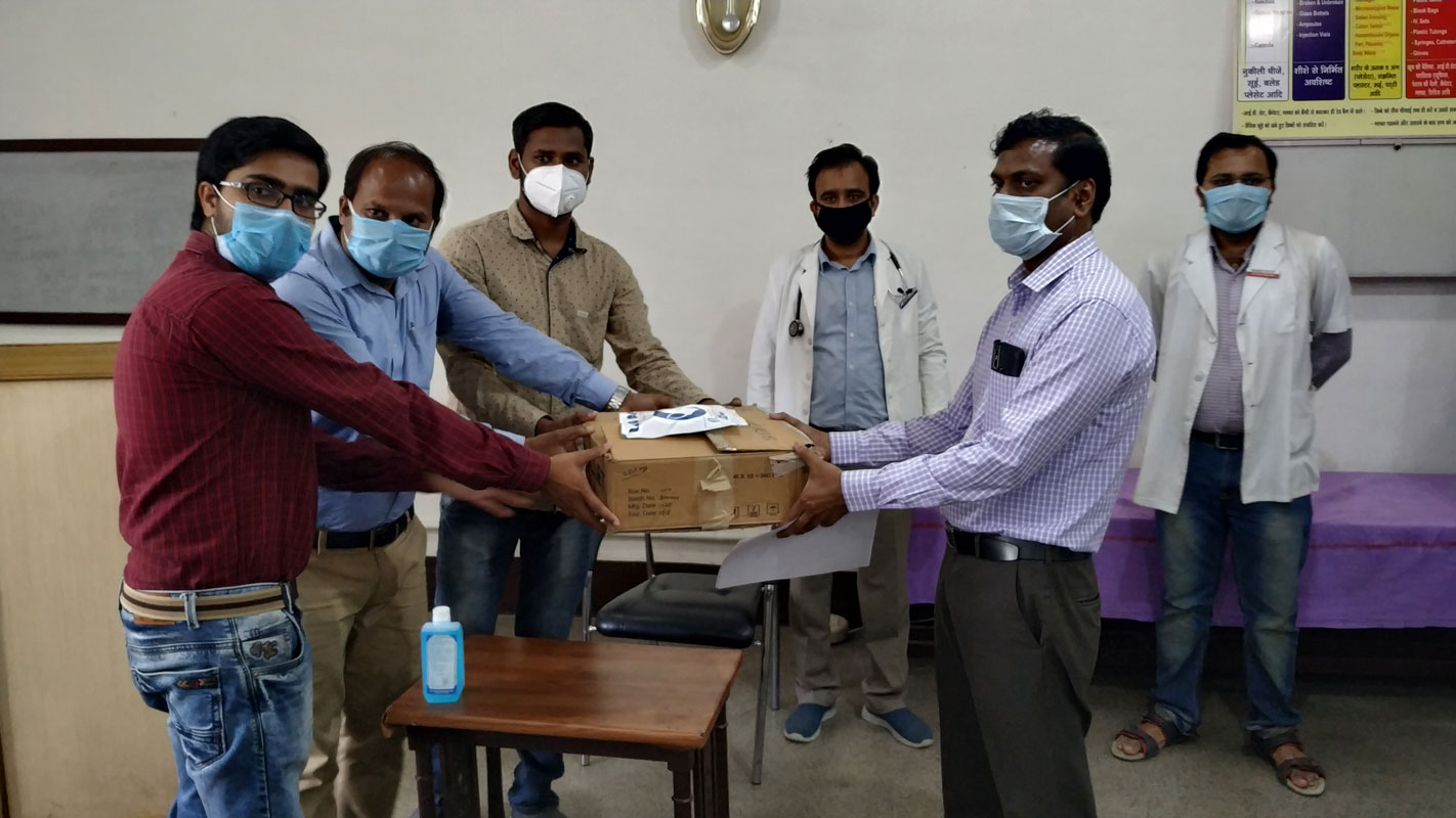The medical fraternity is being presented with essentials  to protect against the virus.