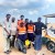 Rotaractors on a coastal cleanup drive