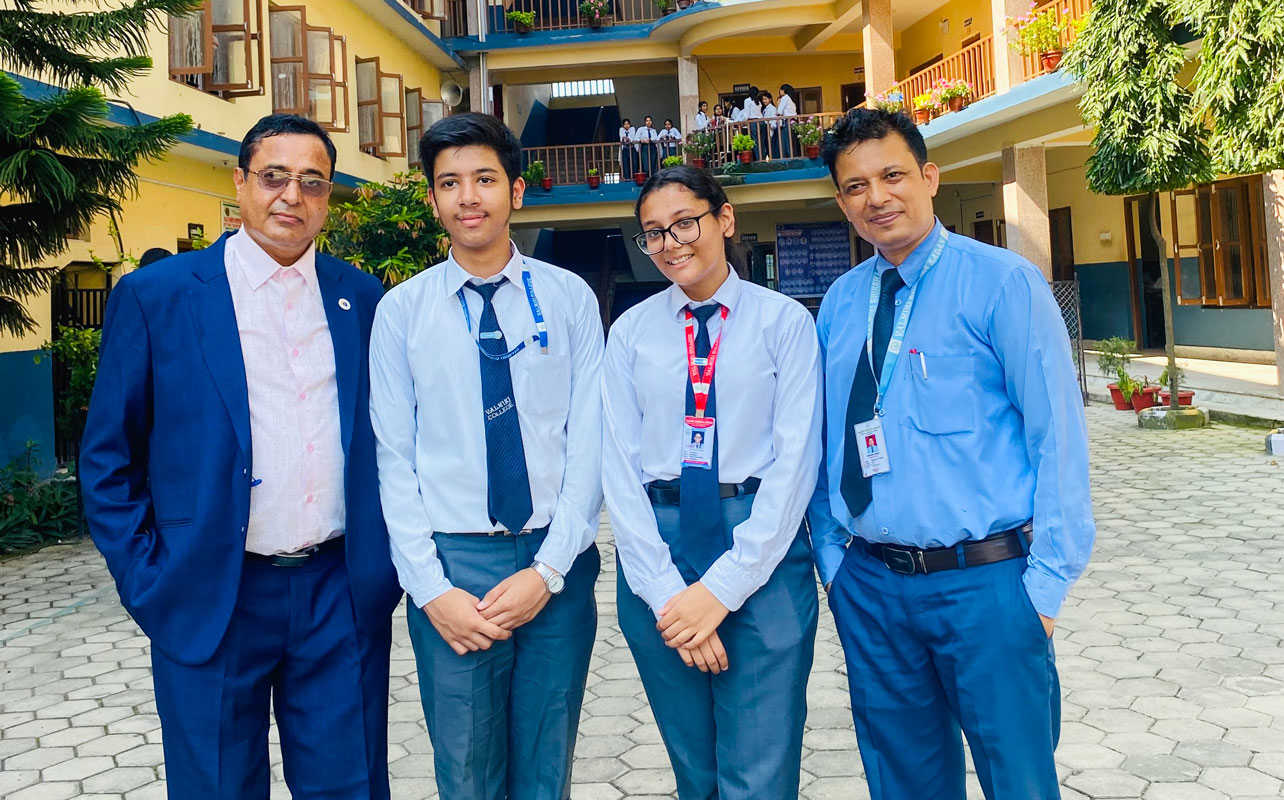  Team from Interact Club of Valmiki, Nepal. 