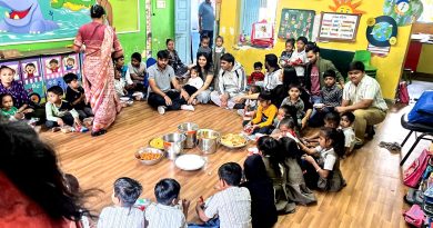 Celebrating joy with less privileged Celebrating joy with less privileged